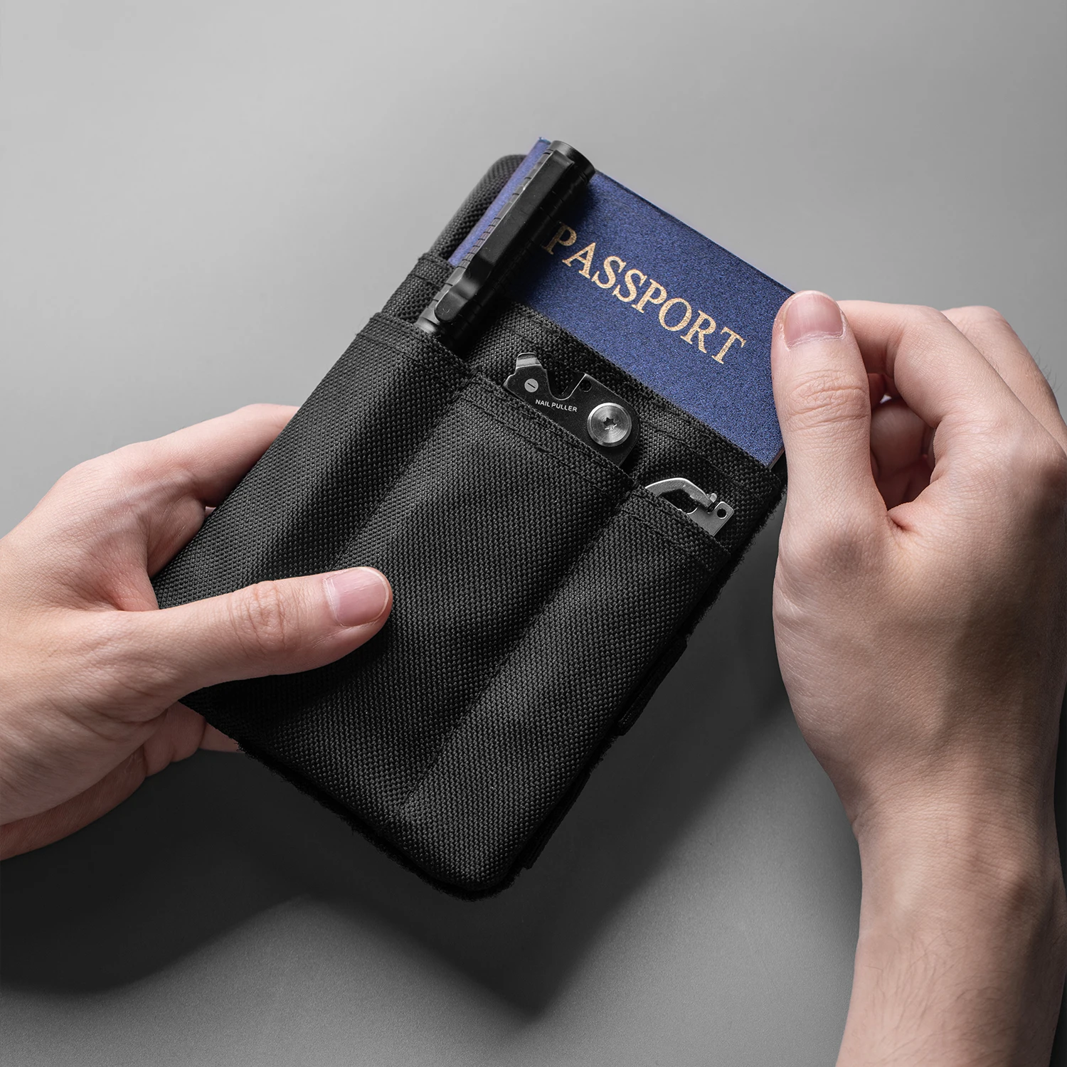 Compact Tactical EDC Pocket Organizer with Zipper