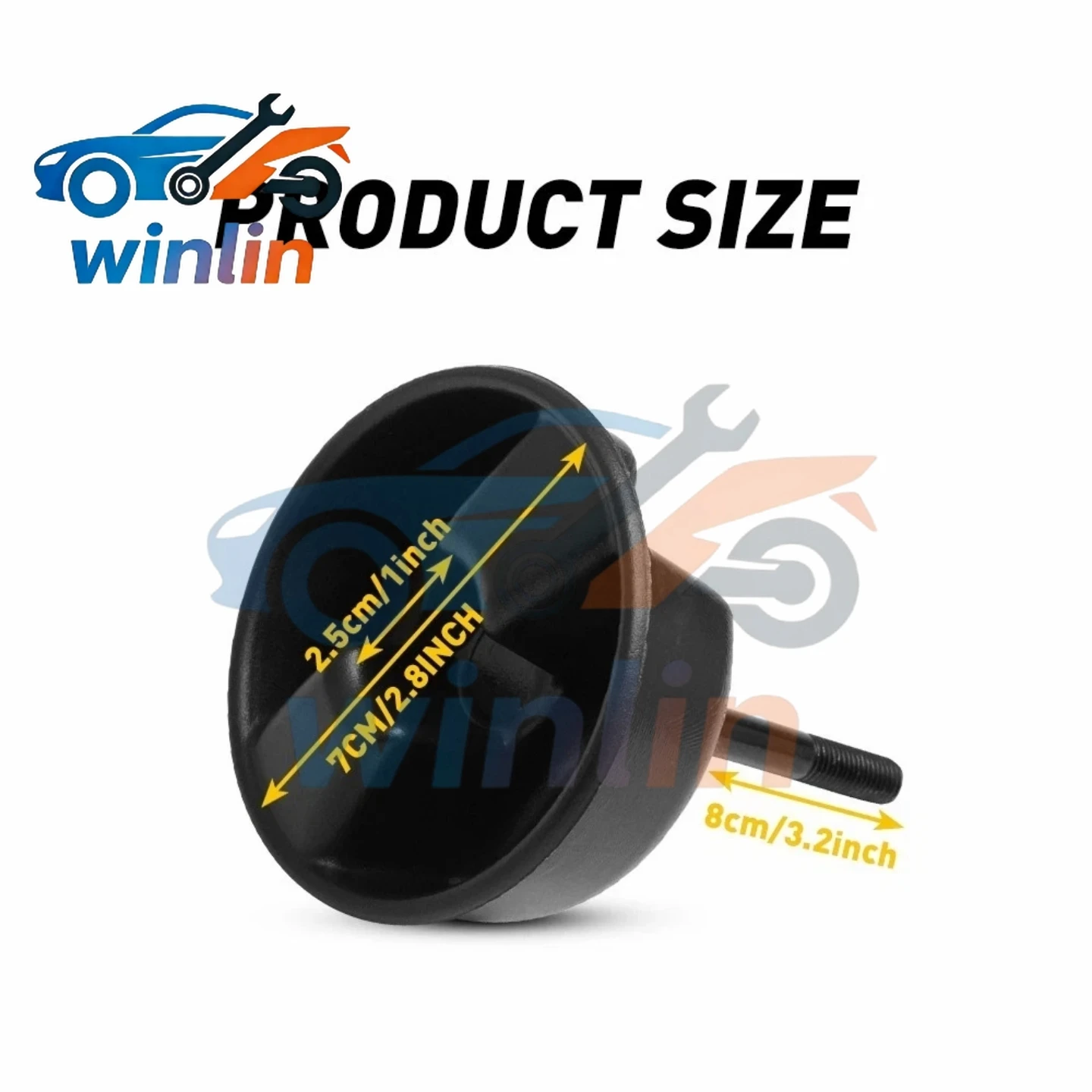 1CJ57DX9AD 루프 마운트 탭 볼트 2PCS 지프 랭글러 JK 2007-2017용 루프 나사 해체 볼트