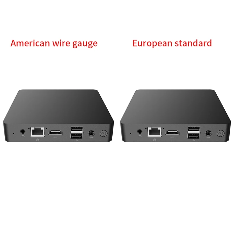 M2 Mini PC Host, Computer portatile Desktop Wifi BT4.0 con Celeron N3350,6G RAM,64G ROM e porte VGA