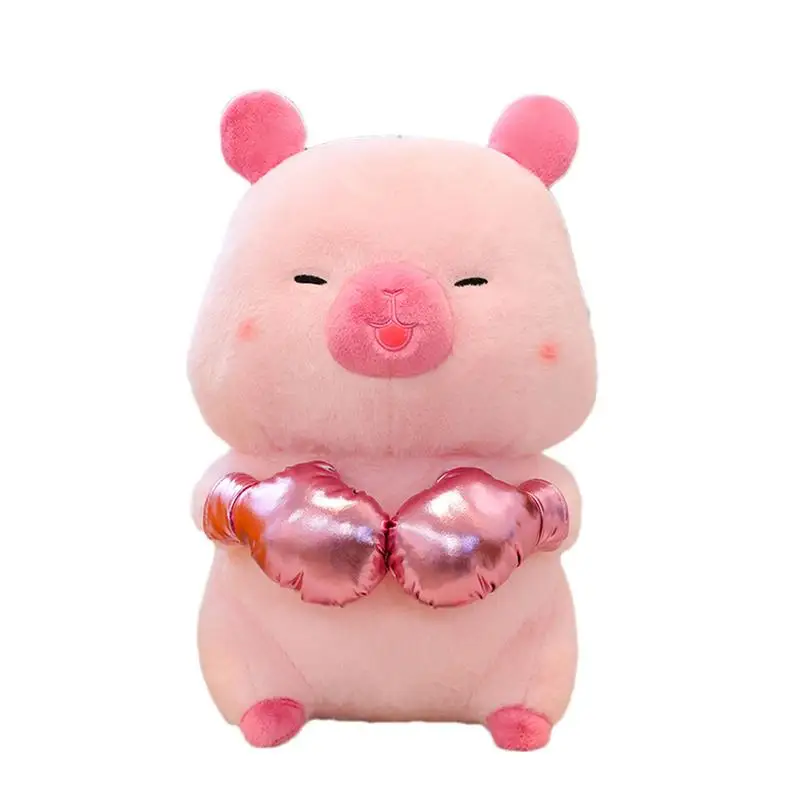 

Мягкое Животное capyучитыра дюйма, милые искусственные животные, плюшевые куклы капибара, плюшевая подушка с забавным спортивным платьем, милая игрушка