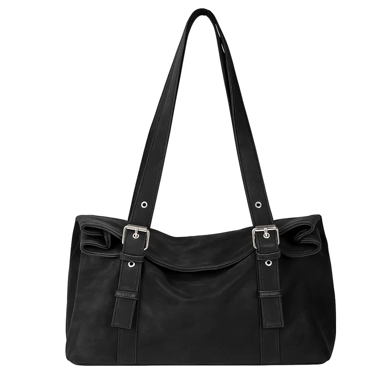 Large Capacity Single Shoulder Crossbody Bag Retro High-Quality Suede Armpit Bag Winter Luxury New Commuter Handbag