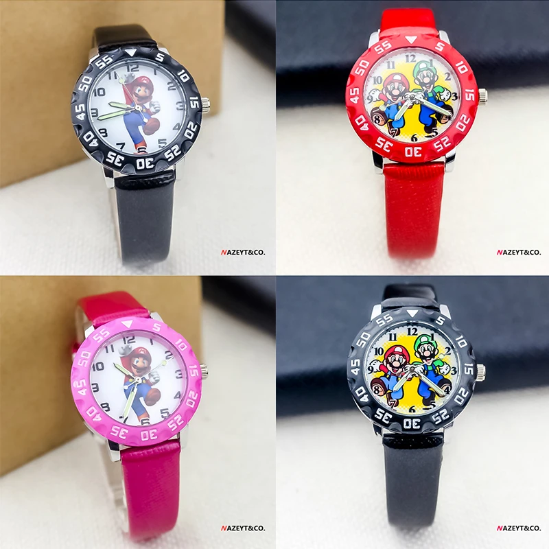 Super Mario Dial Children Wrist Watches Student Mario Watch Kids super-mario-dial-children-wrist-watches-student-mario-watch-kids