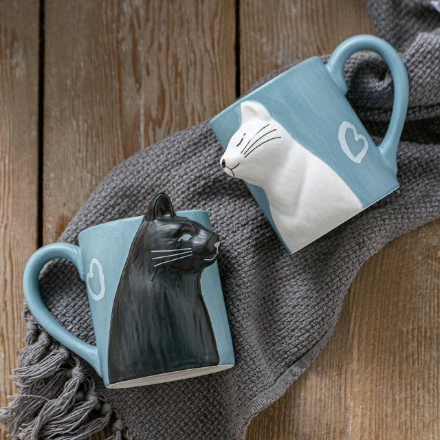 The Kissing Mugs, Unique Coffee Mugs