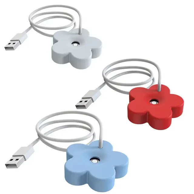 Small Flower USB Humidifier Portable Desktop Mini Water Replenishing Spray Home Ipx7 Waterproof Atomizer Diffuser 5