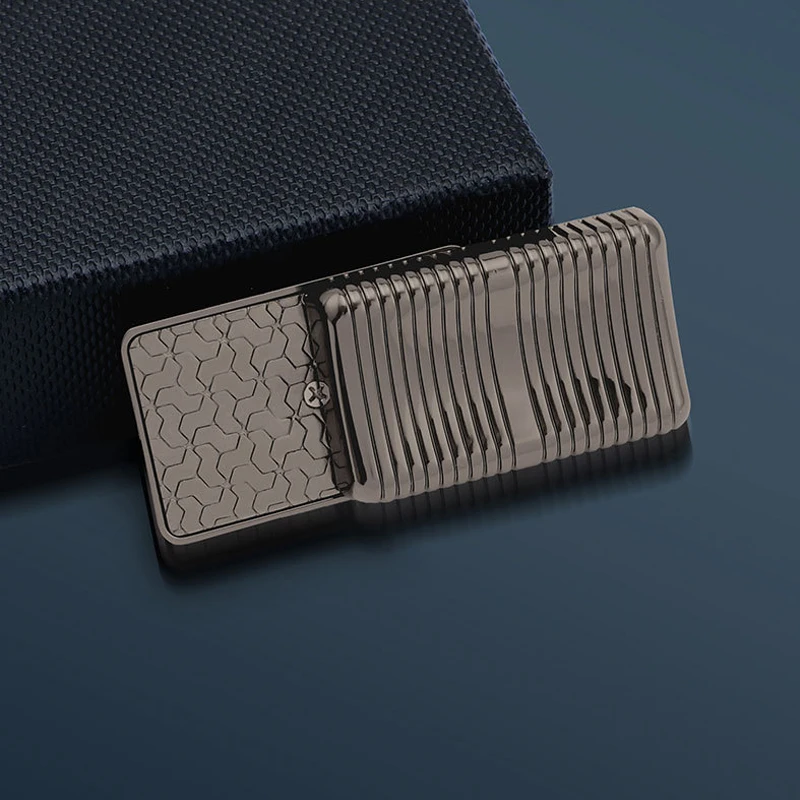 EDC Fidget Slider Roterende Metalen Zeep Anti Druk Sensorisch Speelgoed Focal Table Speelgoed Met Zachte Magnetische Schuifrege