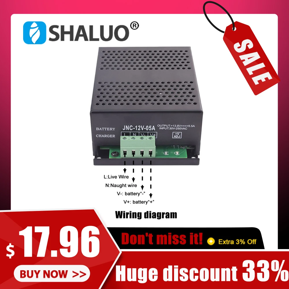 

Hot Sale 5A Auto Intelligent Battery Charger Module Power Diesel Generator Float Charger Sale Circuit Design Adapter DC 12V 24V