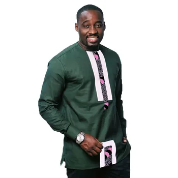 Alternative view of Jide Dashiki and Print Long Sleeve Shirt