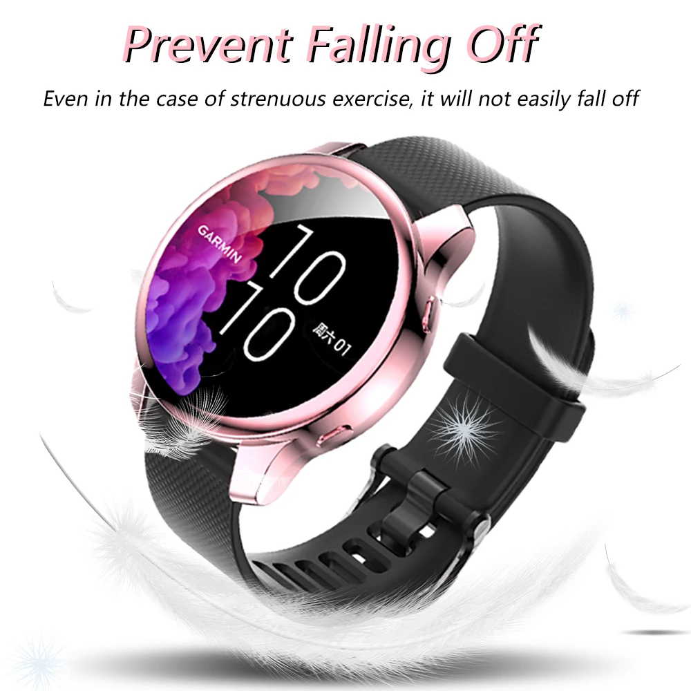 Protective Case For Garmin Venu Watch TPU Cover Bumper With All-Around Screen Protector Smartwatch Anti-shock Shell Accessories watch screen protector case apple watch screen protector case watch protective case watch cover watch protective cover