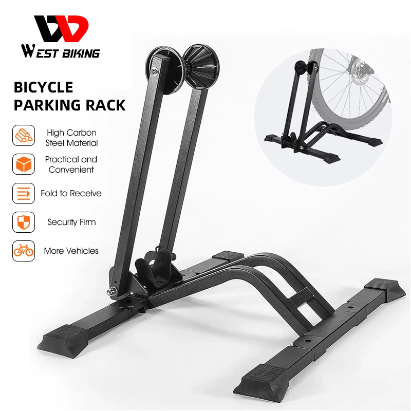 Universal Freestanding Bicycle Floor Stand - Bike Parking Station for All  Bikes