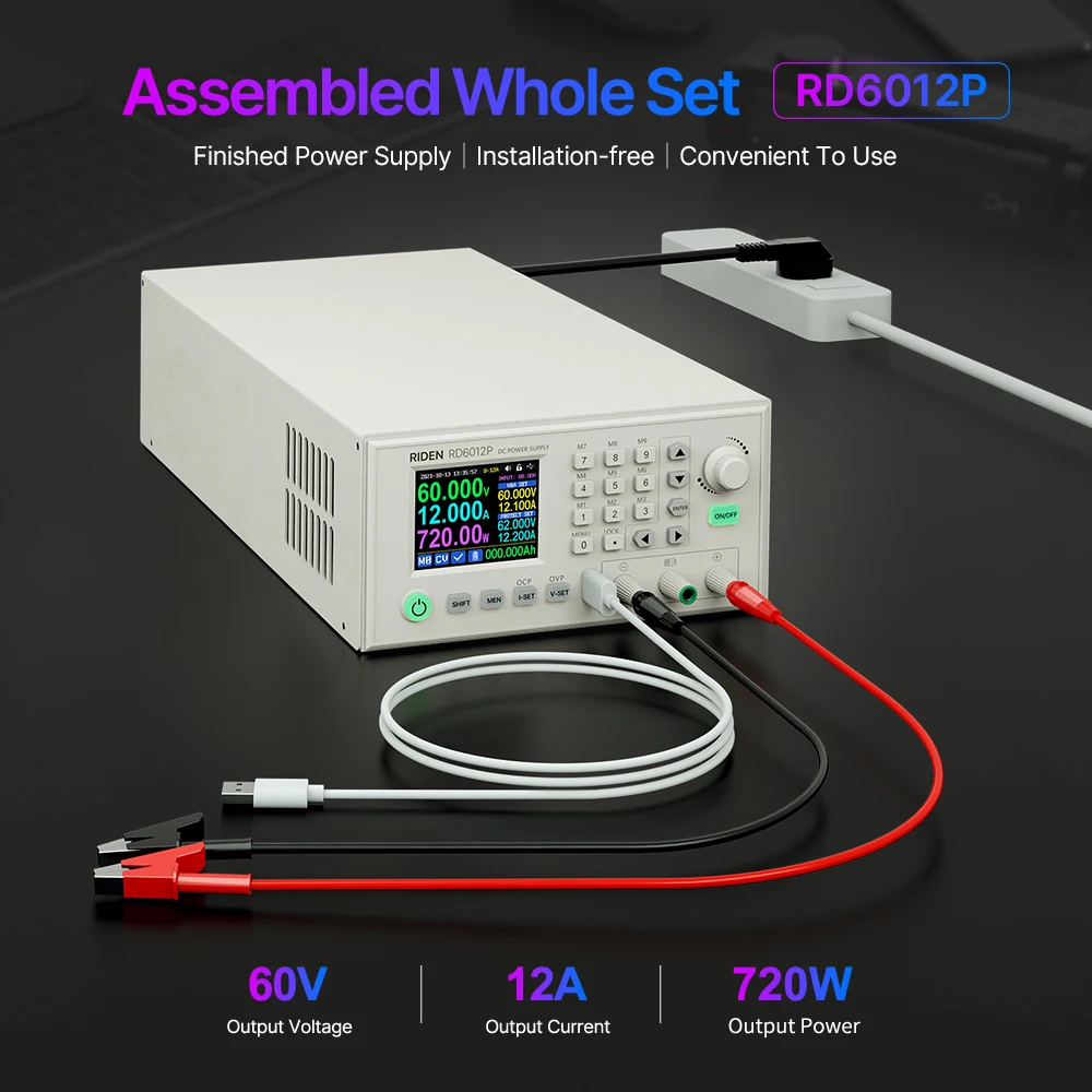 RD RD6012P 5 ڸ USB  Ʈ, AC to DC Ʈ ޴  ġ,     ġ, 60V 12A 720W