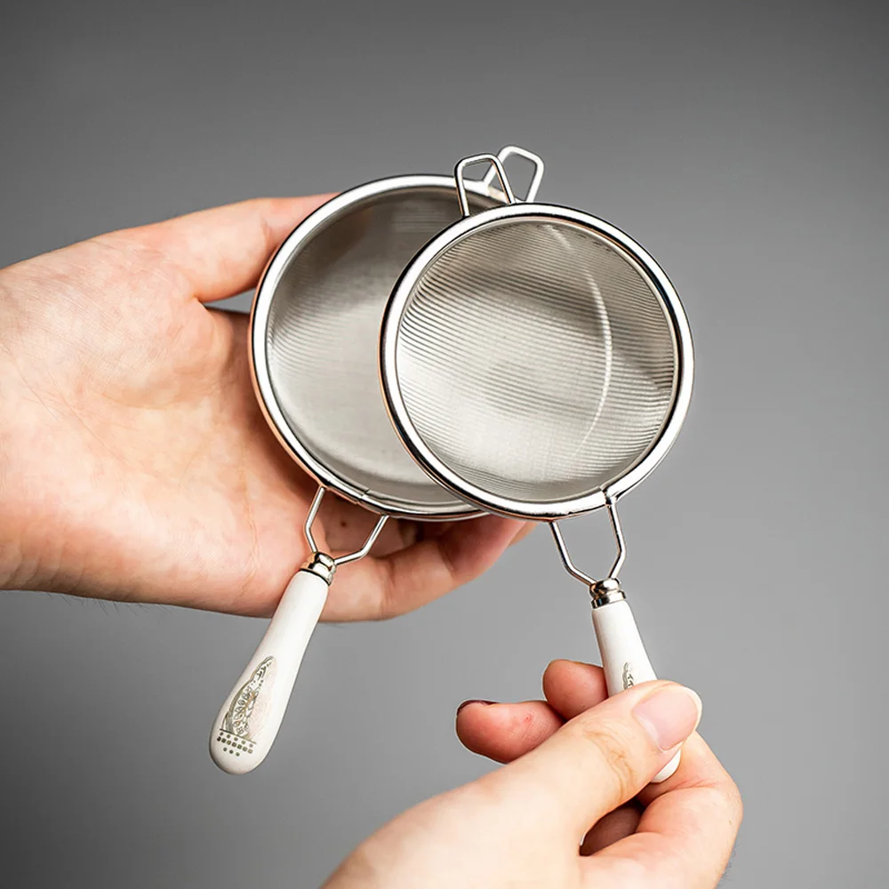 Reusable Herbal Teaware Loose Leaf Strainer Mesh Coffee Filter Tea Strainer Tea Infuser Filter Tool