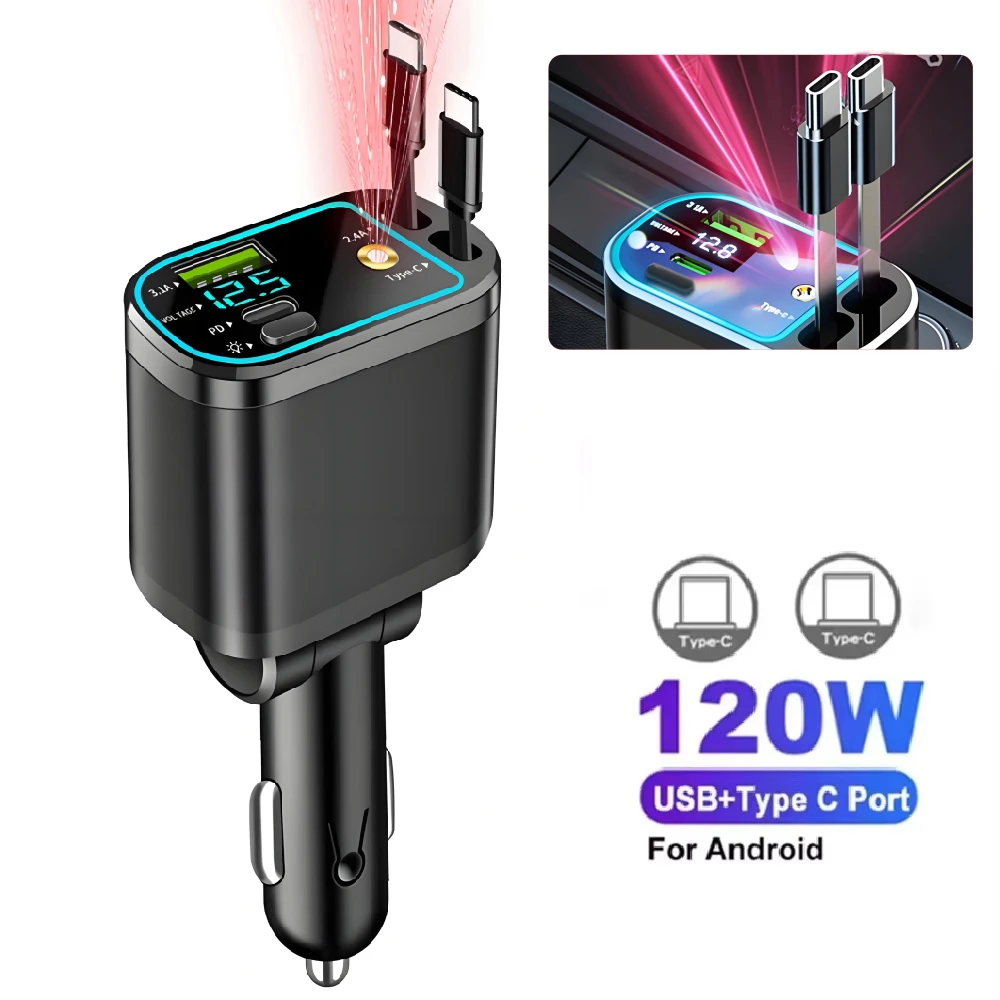 ตัวเลือกสินค้า 5-in-1 ชาร์จเร็ว 66W พร้อมสาย PD30W ชาร์จได้ทุกอุปกรณ์