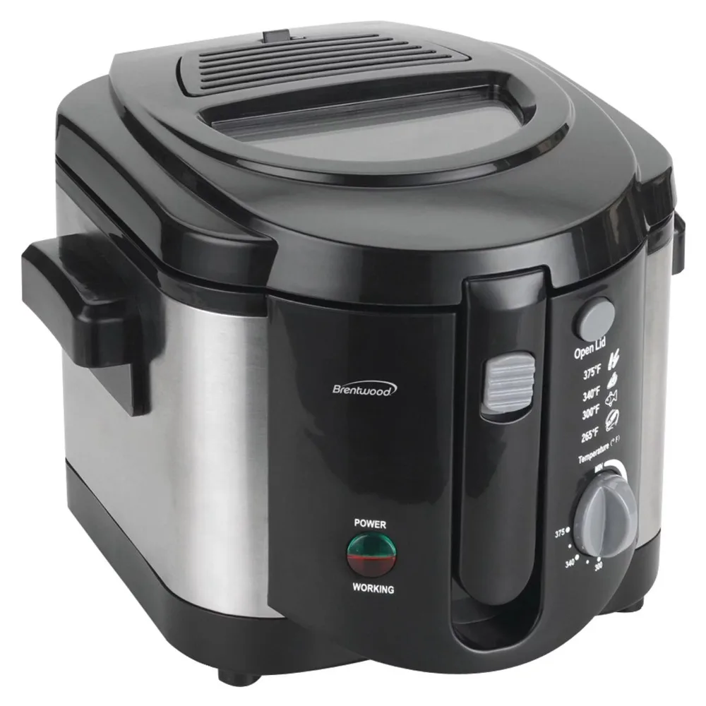 

Brentwood DF-720 1200w 8-Cup Electric Deep Fryer - Stainless Steel