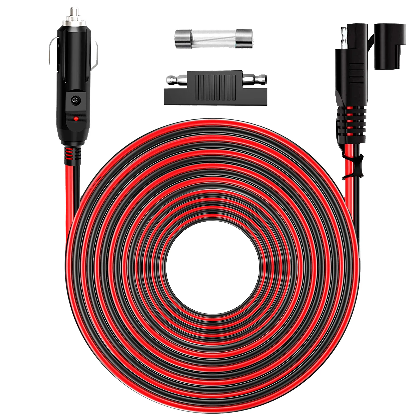 Sweetness 5 Pezzi Adattatore SAE Inversione Di Polarità | A Sgancio Rapido Per Pannelli Solari E Auto 12V/24V
