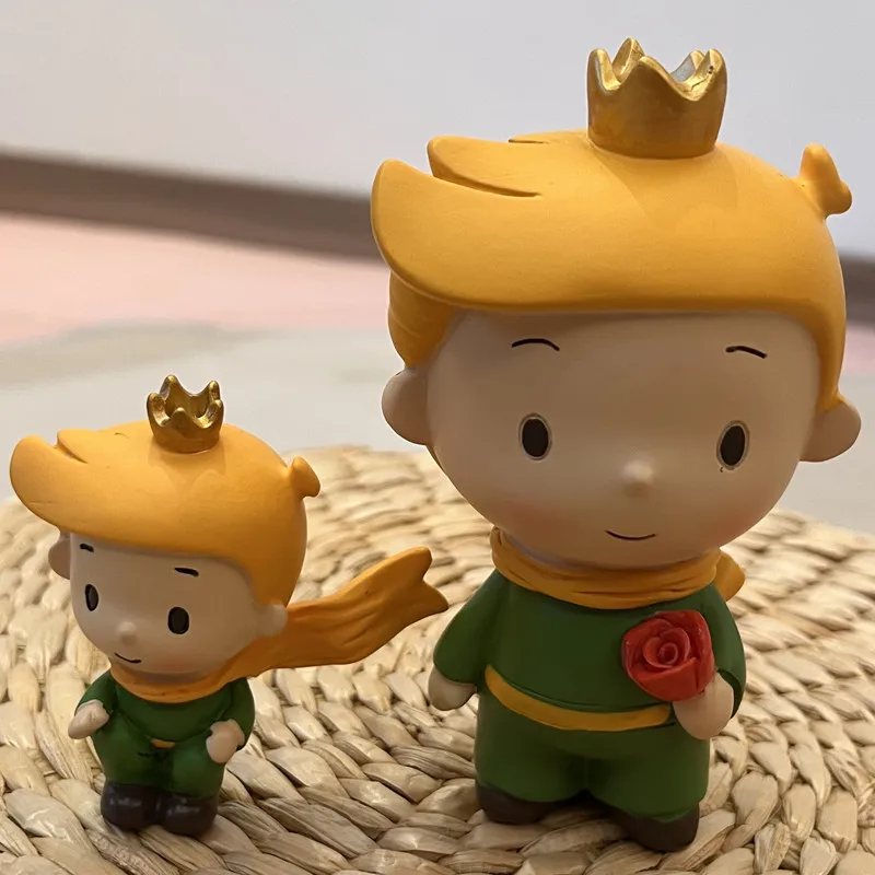 Miniature Figurines Resin Ornaments Resin Crafts Mini Resin Little Prince Figurines Fairy Cartoon Model