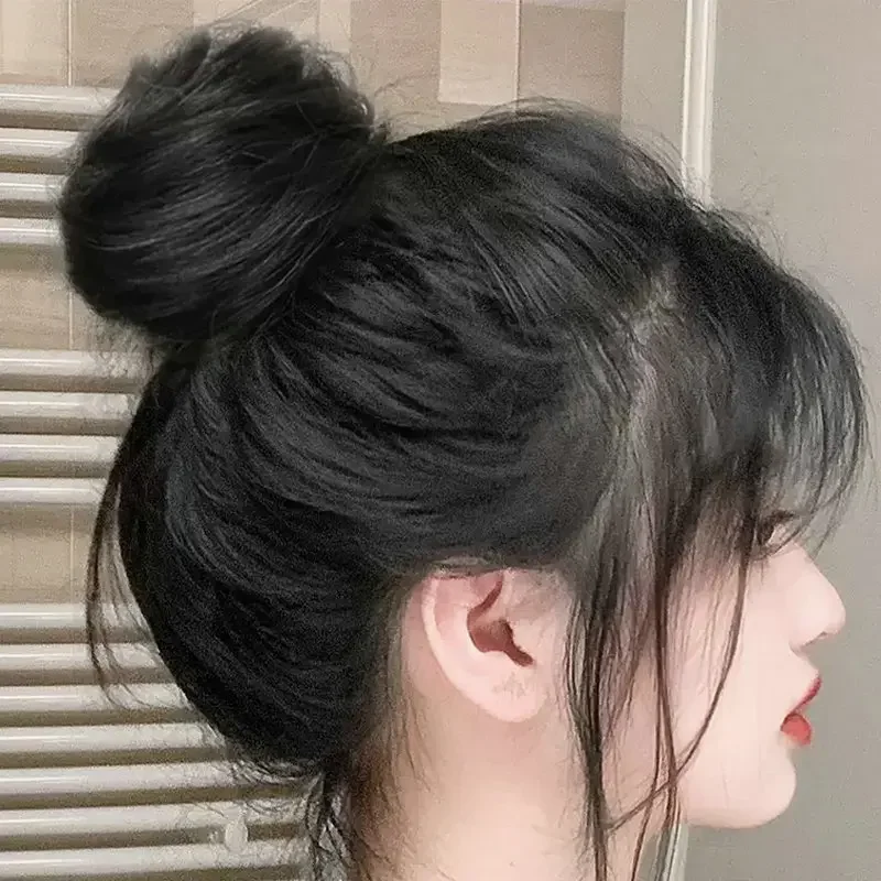WIGSIN Synthetic Elastic Straight Bun Hair Extension Image 1