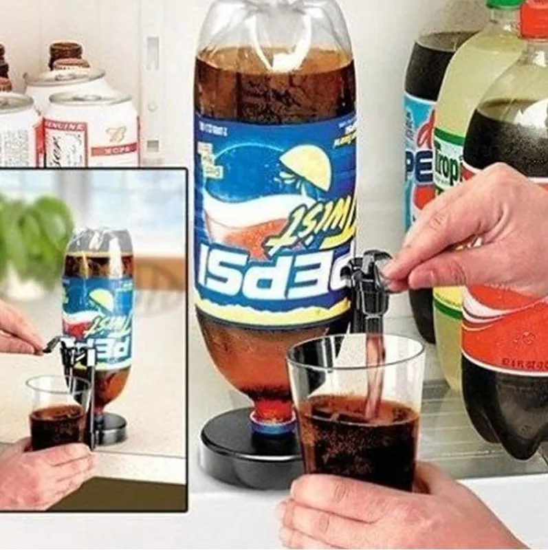 The Magic Tap Saver Soda Dispenser Bottle Coke Upside Down Drinking Water Dispense Party Bar Kitchen Gadgets Drink Machines water cooler dispenser