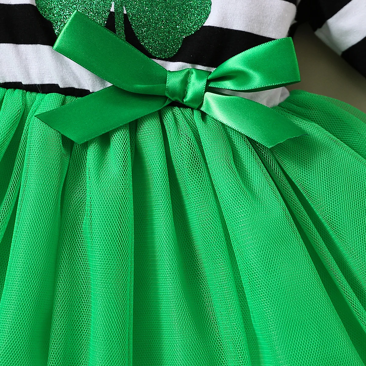 Girls' St. Patrick's Clover Princess Dress 5