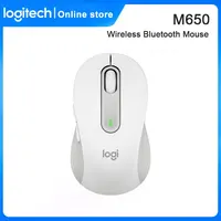 World premiere Logitech Bluetooth Mice Signature M650 M650 L Wireless Mouse Sensor Technology Logitech Advanced Optical 1