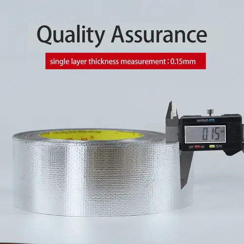 Fiberglass Cloth Aluminum Foil Tape High Temperature Resistant  Waterproof Tape Sun Protection Range Hood Flame Retardant - Image 4