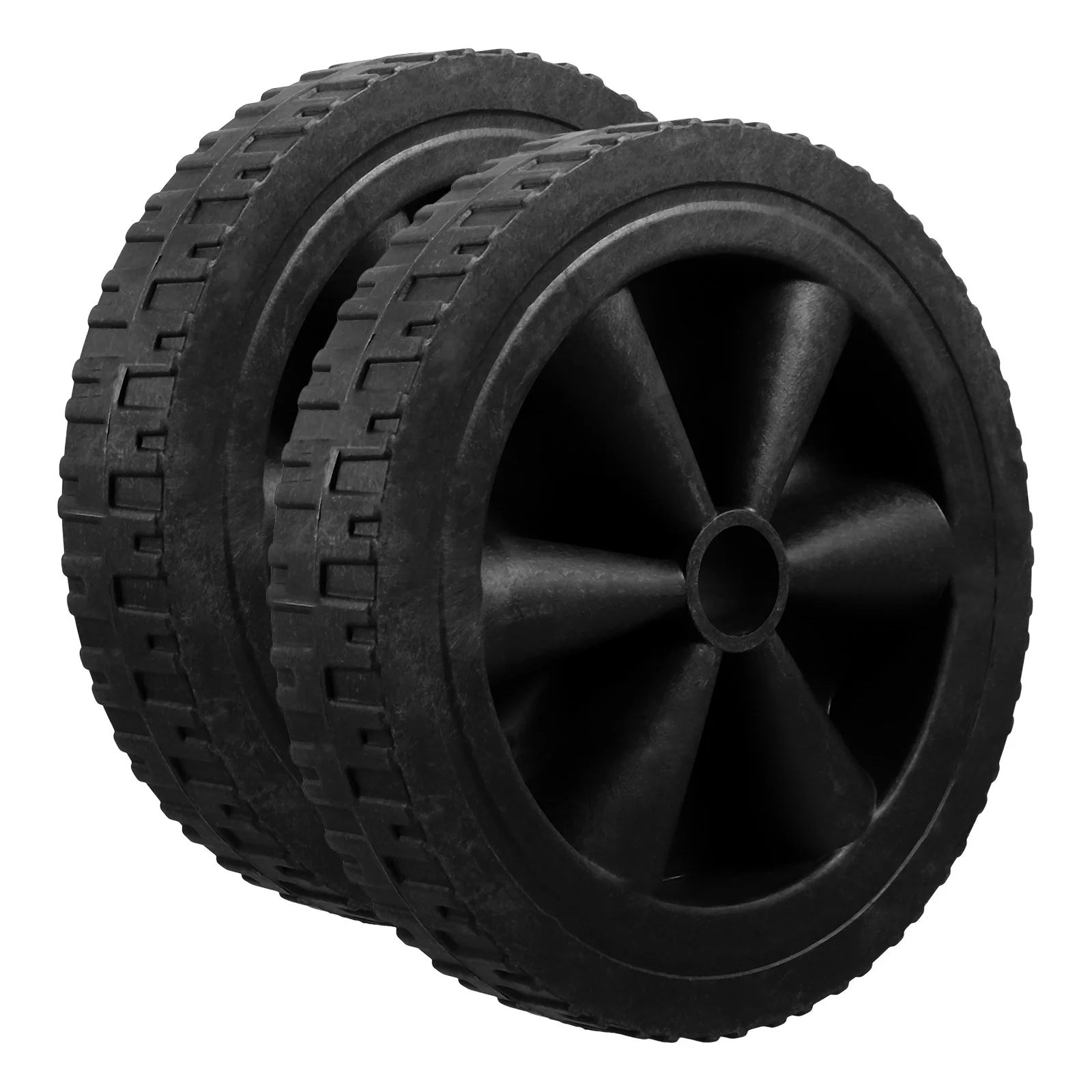 2 Pcs Cart Wheel Charbroil Grill Wheels Gas Replacement Bbq for Spare Casters Kit Shopping