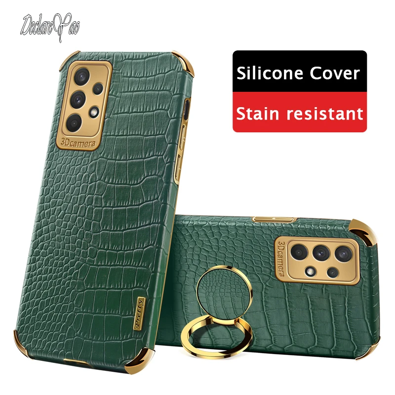 samsung galaxy flip3 case A52 A12 5G Case DECLAREYAO Luxury Ultra Slim 3D Plating Cover For Samsung Galaxy A32 A22 A82 A72 A42 A02S A02 Case Silicone Soft samsung galaxy flip3 case