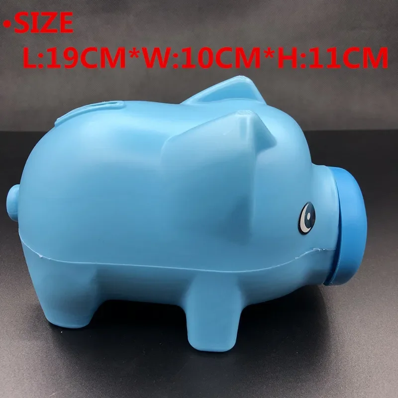 Cartoon Piggy Coin Storage Box Mini Plastic Cash Storage Boxes For Kids Saving Money Household Ornaments Boys Girls Gift 4