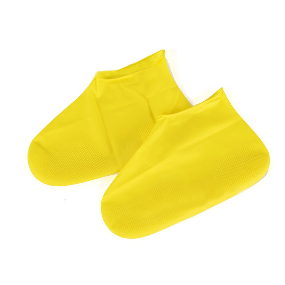 1 Pair Reusable Silicone Shoe Covers Waterproof Rain Overshoes Rain Boots Shoes Protector Anti-slip Rubber Shoe Covers Boot shoe covers