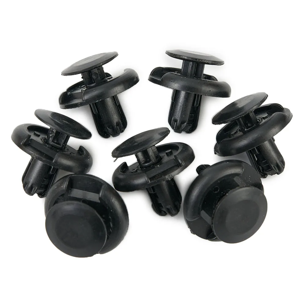 

7mm Hole Black Set Kit 20pcs Panel Fender Bumper Mudguard Splash Fastener Clips Shield Push Rivet Trim Retainer 2019 Latest