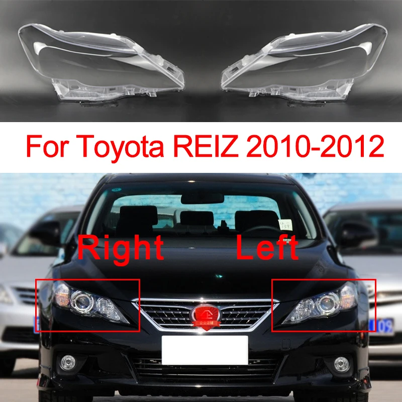 

Car Front Headlight Glass Shell For Toyota REIZ 2010 2011 2012 Left/Right Replacement Lens Glass Lampshade Car Accessories