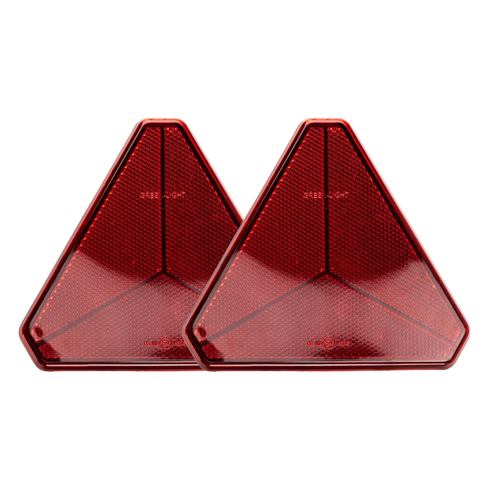 

Durable Reflective Stickers for Camper RV Truck Waterproof Triangle Reflectors Easy to Use and Install Quality Material