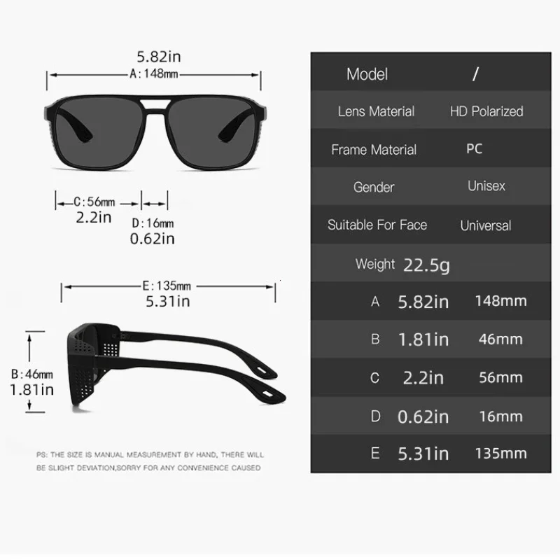 Polarized Windproof Sports Sunglasses - UV400 Protection