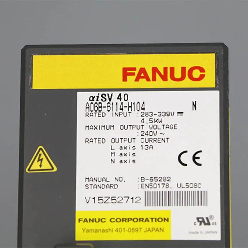 A06B-6114-H104 Fanuc 서보 앰프 테스트 OK A06B 6114 H104