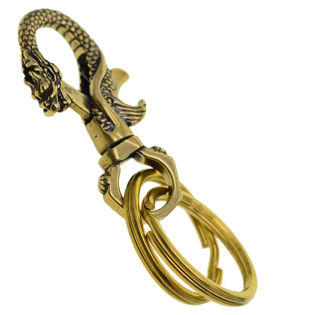 

Застежка-карабин в Форме Дракона, зажим для брелока, застежка-крючок, брелок для ключей 2