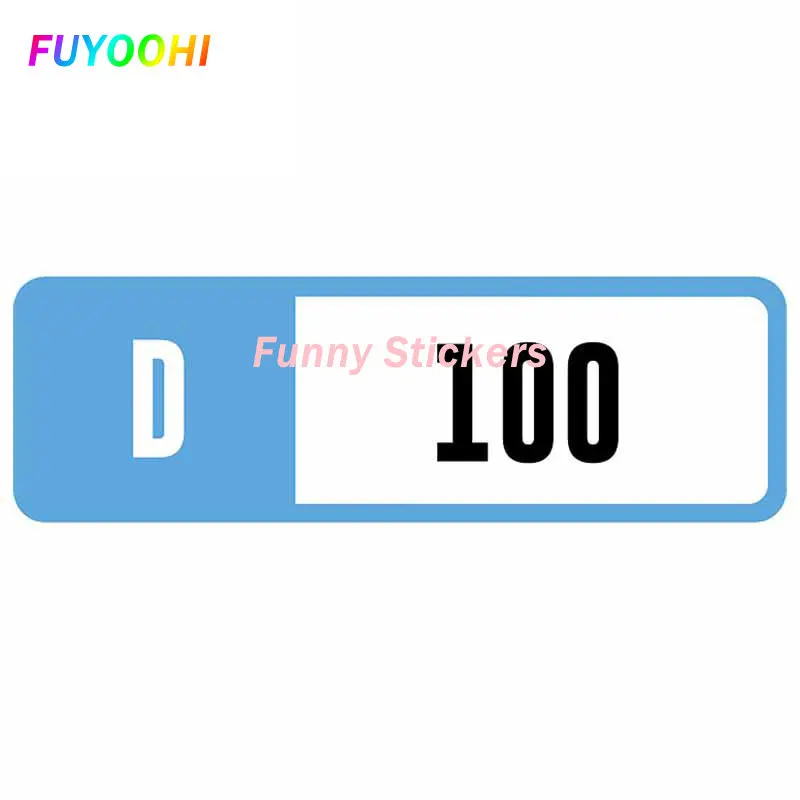 

FUYOOHI Play Stickers D 100 Forza Fine Car Stickers DIY Vinyl Decal Waterproof Sunscreen Custom Printing Decoration Decals