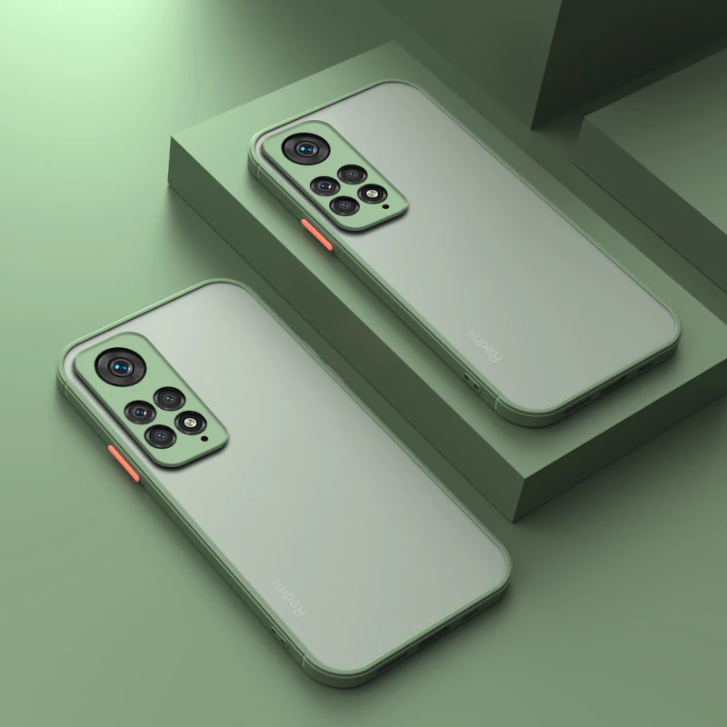 thumbnail image 1 of ARMOR Shockproof Phone Case For Xiaomi Redmi Note 11 Pro Note 10 10S 11 11S 12S 12 Pro Plus Frame Hard Back Phone Cover Fundas, 1 of 5