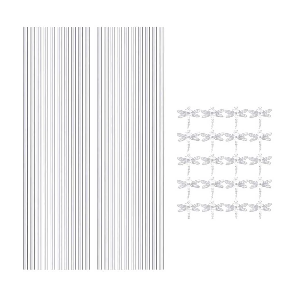 

40 шт./набор, Акриловые зажимы для фиксации растений