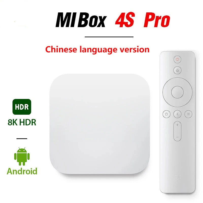Mijia Box 4 4S Pro 1.9GHz Amlogic Quad-core 5G WiFi BT Android 4K 8K HDR  Smart Streaming Media Player Chinese version - AliExpress