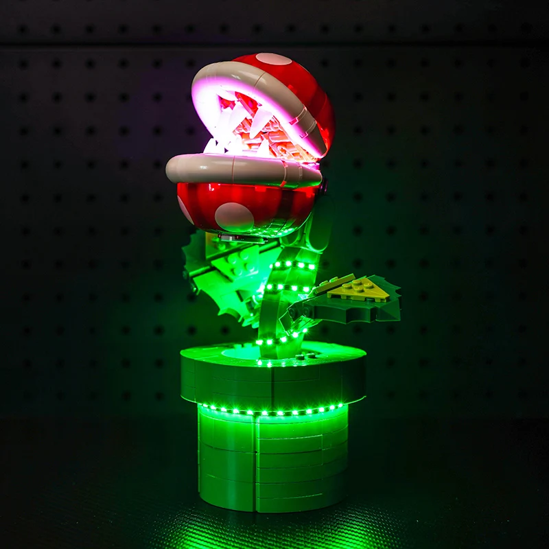 

Vonado LED light 71426 set is suitable for Piranha Plant building blocks (only including lighting accessories)