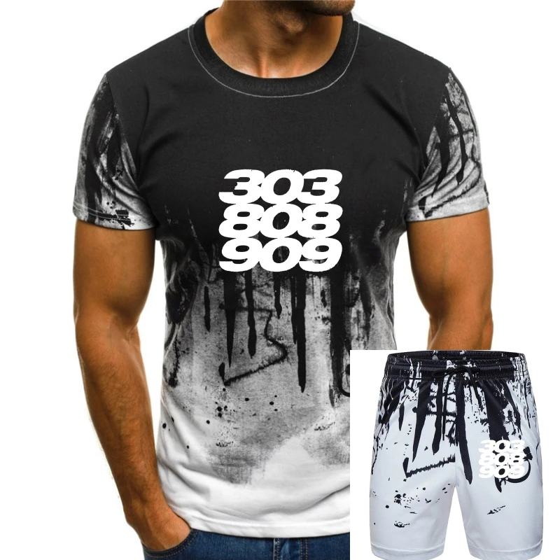 Acid 303 808 909 T Shirt Roland Synth Trax 88 Old School House Anni '90 Techno Shirt Cotone Maglietta Uomo Di Alta Qualità 013582