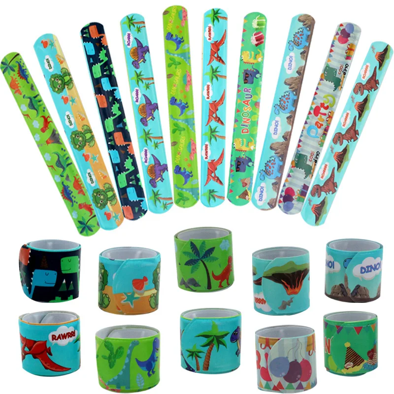 10Pcs Frozen Party Favor Slap Armband Pinata Filler Meisje Gelukkige Verjaardag Party Gift Prinses Souvenir Leuke Giveaway