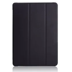 Premium PU Leather Tablet Case with Magnetic Closure for Galaxy Tab A 8.0 (Black)