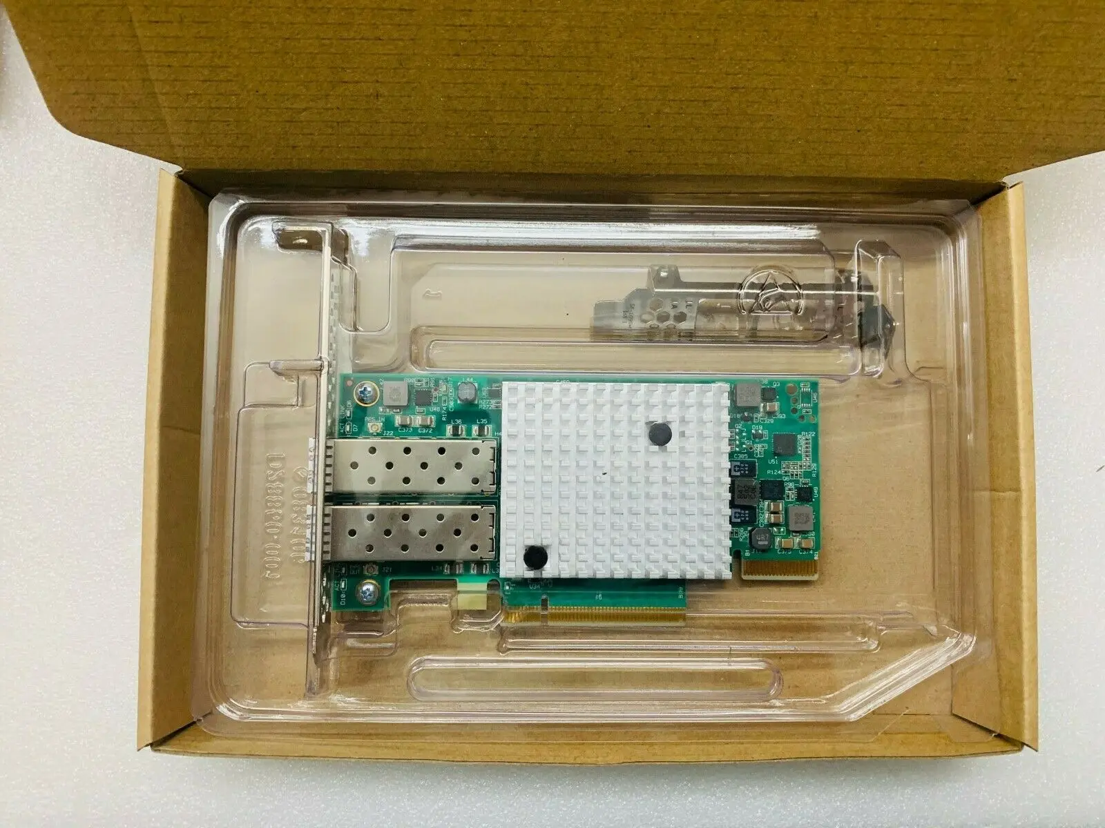 Solarflare SFN7501 SFN7500 네트워크 인터페이스 컨트롤러, 듀얼 포트 10GbE SFP+ PCIe 이더넷 어댑터, SFN7122F SFC9120 S7120 SF432-101