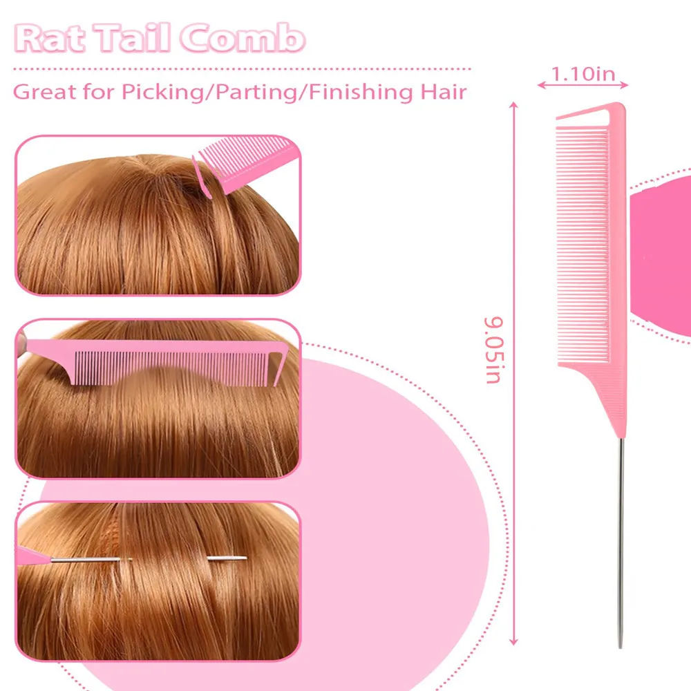 100G Hair Braiding Gel Hair Styling Waxes Brush Long Lasting Twist Strong Hold Smooth Hair Styling Anti-Frizz Edges Braid Wax 4