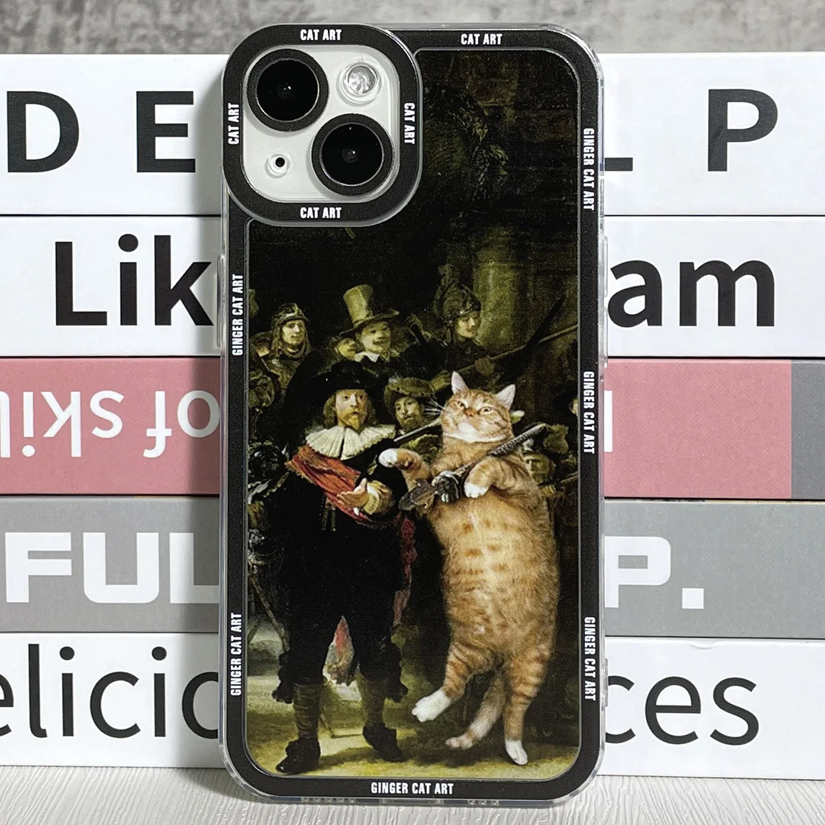 thumbnail image 1 of Case For Xiaomi Mi 11 Lite 5G NE Redmi Note 10 9 11 12 4G 5G 13 Pro Poco X3 X4 GT X5 11S 11E Pro 10T 11T Ginger Fat Cat Cover, 1 of 5