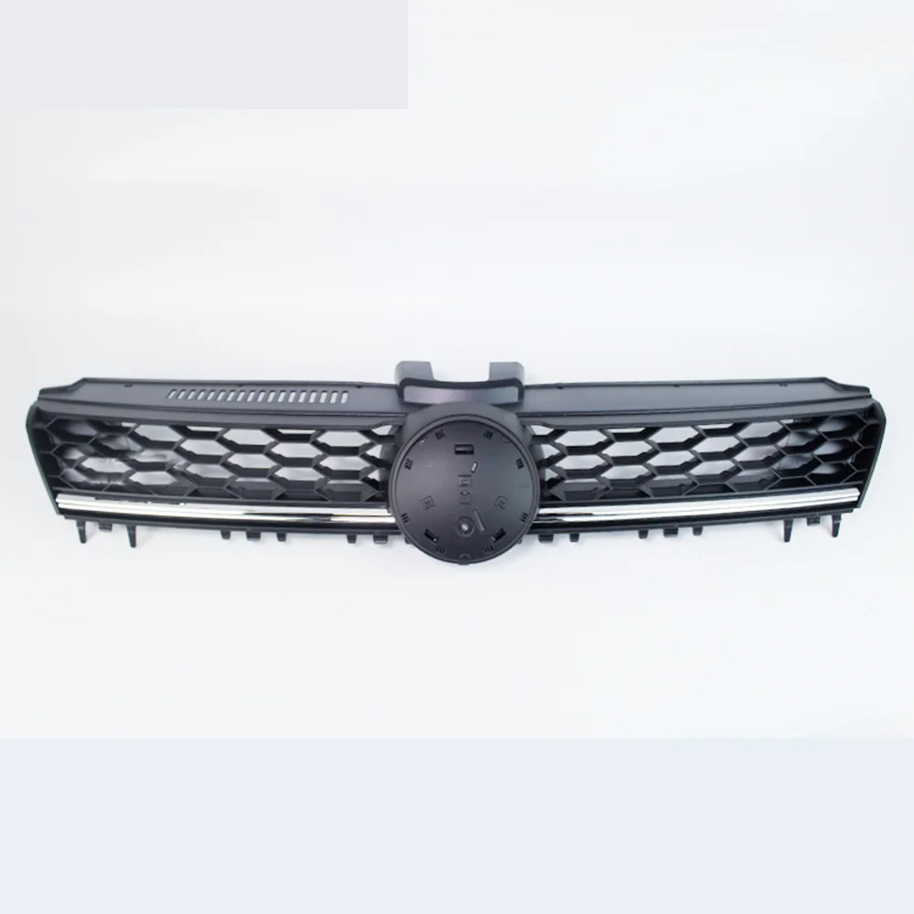 Car Front Grill For VW Golf R 7.5 MK7.5 2018 2019 2020, Front Bumper Upper Grille Grill Cover Body Kit Front Bonnet Radiator Grill Car Accessories