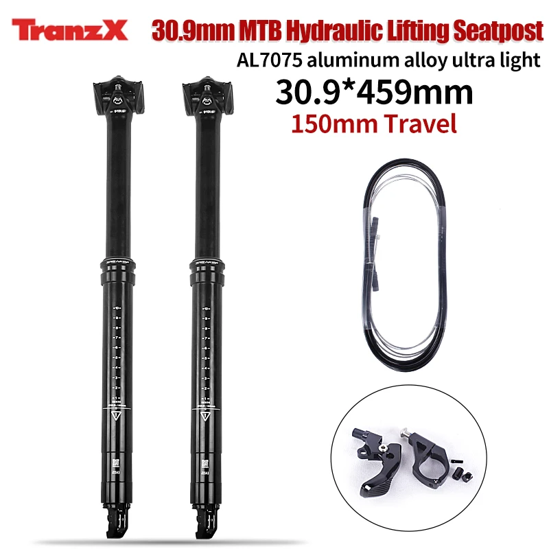 Tranz-x Dropper Seatpost Internal Cable Routing 30.9mm Hydraulic