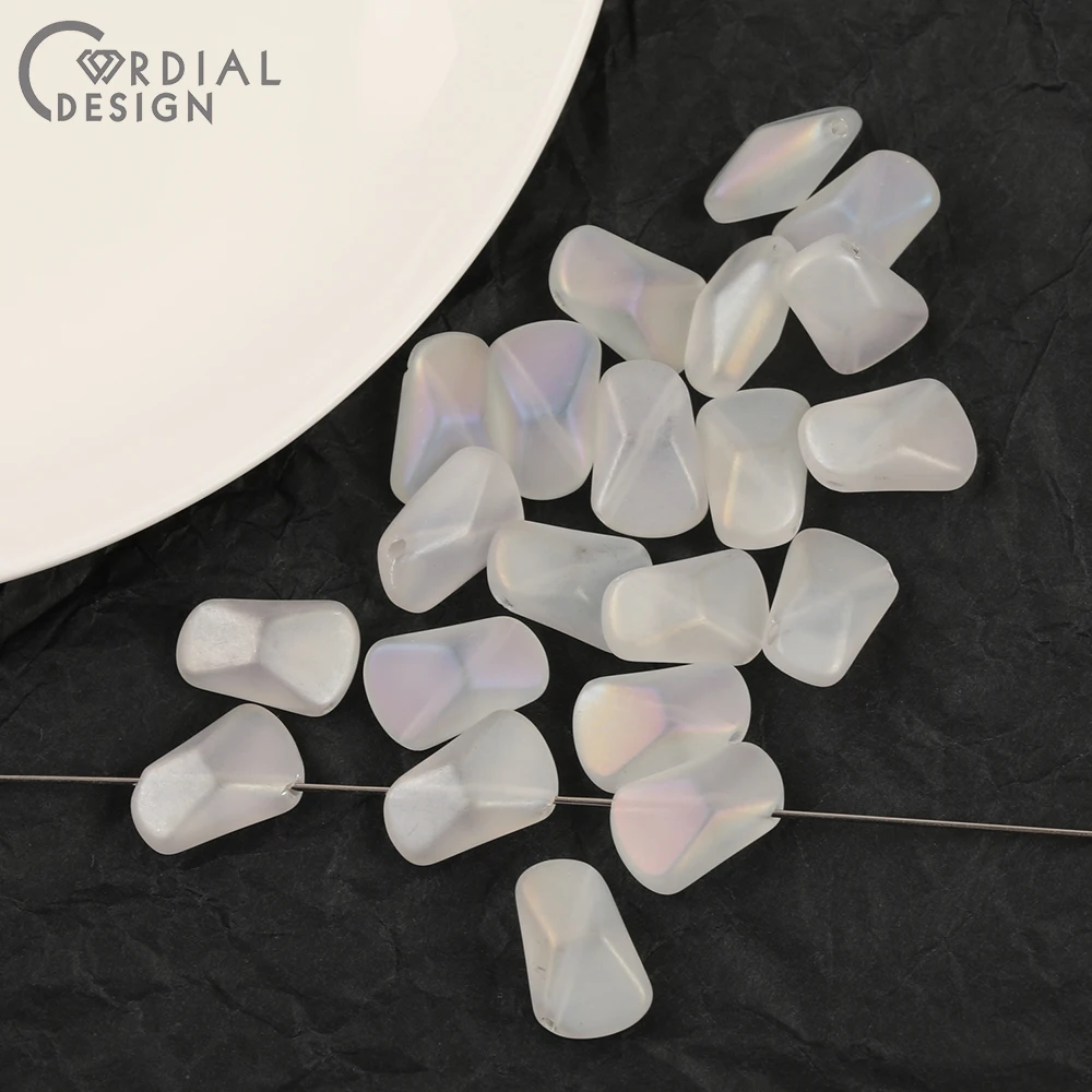 Cordial Design 10*16MM 200pcs Hand Made/DIY Glass Bead/Beads Making/Aurora Effect/Irregular Shape/Jewelry Findings & Components - cordial