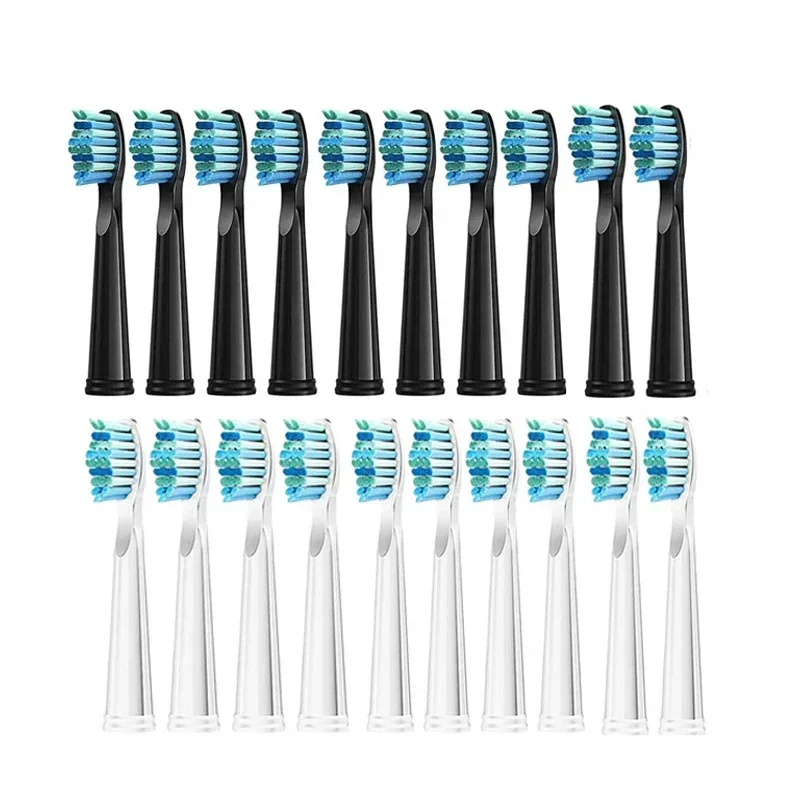 

10 Pcs Replacement Brush Head Soft Dupont Bristle Refills for Fairywill/Seago Electric Toothbrush FW/SG 507/508/515/551/917/959