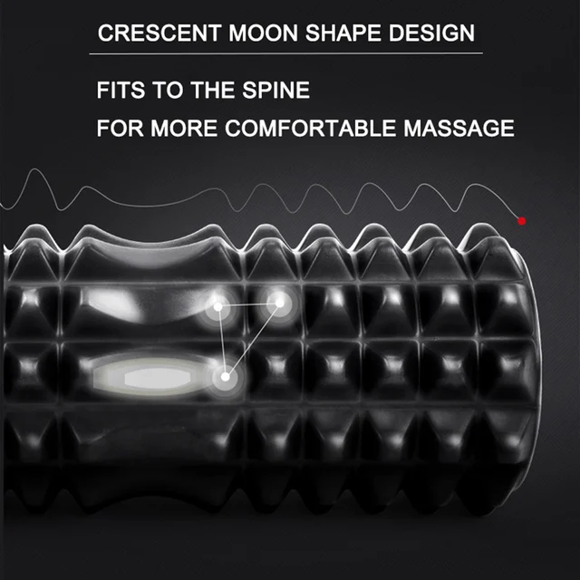 Crescent Solid foam axis 45*13cm yoga post ideal for fitness, yoga, Pilates and muscle relaxation 5